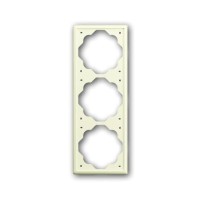 2CKA001754A4314 Рамка 3-постовая, серия impuls, цвет слоновая кость
