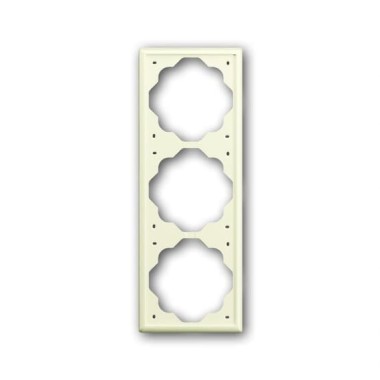 2CKA001754A4314 Рамка 3-постовая, серия impuls, цвет слоновая кость