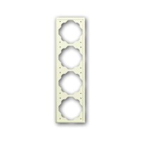 2CKA001754A4315 Рамка 4-постовая, серия impuls, цвет слоновая кость