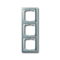 2CKA001754A4319 Рамка 3-постовая, серия pure/сталь