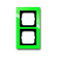 2CKA001754A4338 Рамка 2-постовая, серия axcent, цвет зелёный
