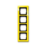 2CKA001754A4349 Рамка 5-постовая, серия axcent, цвет жёлтый