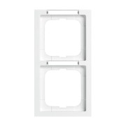 2CKA001754A4365 Рамка 2-постовая, с полем для надписи и шильдиком, вертикальная, серия Future Linear, цвет альпийский белый