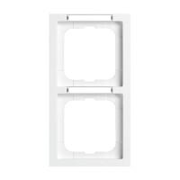 2CKA001754A4365 Рамка 2-постовая, с полем для надписи и шильдиком, вертикальная, серия Future Linear, цвет альпийский белый