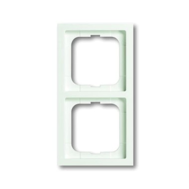 2CKA001754A4415 Рамка 2-постовая, серия Future Linearr, цвет белый бархат