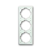 2CKA001754A4433 Рамка 3-постовая, серия impuls, цвет белый бархат