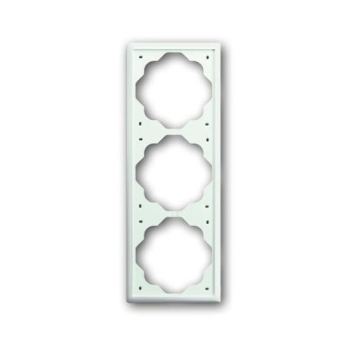 2CKA001754A4433 Рамка 3-постовая, серия impuls, цвет белый бархат