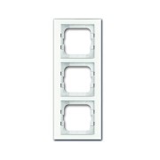 2CKA001754A4439 Рамка 3-постовая, серия axcent, цвет белое стекло
