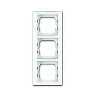 2CKA001754A4439 Рамка 3-постовая, серия axcent, цвет белое стекло