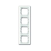 2CKA001754A4440 Рамка 4-постовая, серия axcent, цвет белое стекло
