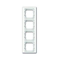 2CKA001754A4440 Рамка 4-постовая, серия axcent, цвет белое стекло