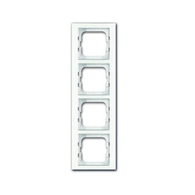 2CKA001754A4440 Рамка 4-постовая, серия axcent, цвет белое стекло