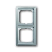 2CKA001754A4501 Рамка 2-постовая, серия pure/сталь