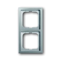 2CKA001754A4501 Рамка 2-постовая, серия pure/сталь