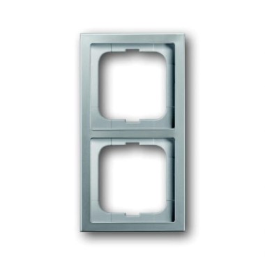 2CKA001754A4501 Рамка 2-постовая, серия pure/сталь