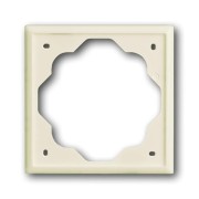 2CKA001754A4505 Рамка 1-постовая, серия impuls, цвет слоновая кость