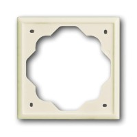 2CKA001754A4505 Рамка 1-постовая, серия impuls, цвет слоновая кость
