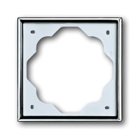 2CKA001754A4514 Рамка 1-постовая, серия impuls, цвет хром