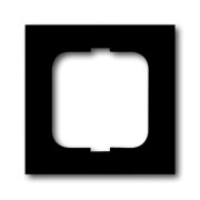 2CKA001754A4532 Рамка 1-постовая, серия Future Linear, цвет чёрный бархат