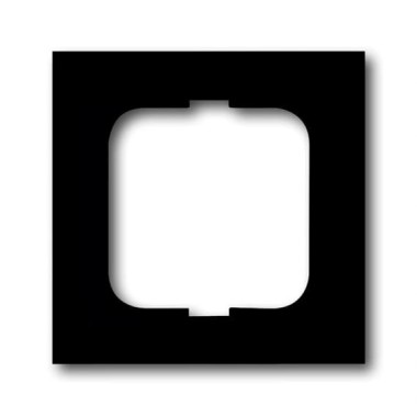 2CKA001754A4532 Рамка 1-постовая, серия Future Linear, цвет чёрный бархат