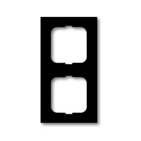 2CKA001754A4534 Рамка 2-постовая, серия Future Linear, цвет чёрный бархат