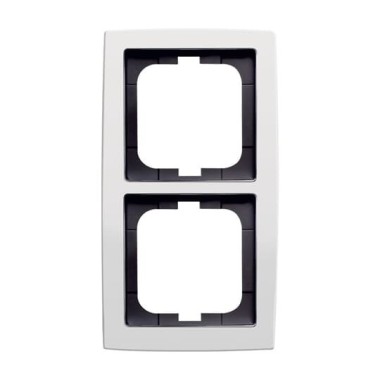 2CKA001754A4539 Рамка 2-постовая, серия solo/future, цвет альпийский белый