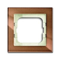 2CKA001754A4543 Рамка 1-постовая, серия axcent, цвет бронзовое стекло