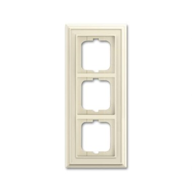 2CKA001754A4602 Рамка 3-постовая, серия Династия, цвет слоновая кость
