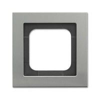 2CKA001754A4688 Рамка 1-постовая, серия Axcent, металл, цвет платина