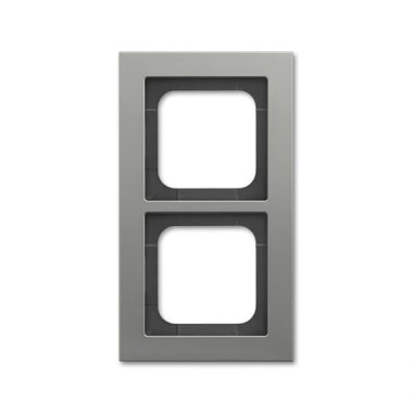 2CKA001754A4689 Рамка 2-постовая, серия Axcent, металл, цвет платина