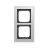 2CKA001754A4699 Рамка 2-постовая, серия Axcent, металл, цвет титан