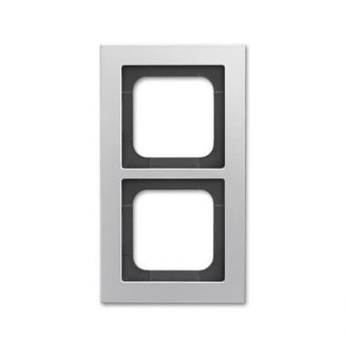 2CKA001754A4699 Рамка 2-постовая, серия Axcent, металл, цвет титан