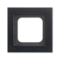2CKA001754A4708 Рамка 1-постовая, серия Axcent, металл, цвет матовый черный