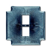 2CKA001764A0257 Цоколь для монтажной коробки скрытой установки 1705 U-101, для 2-модульных разъемов Jack 0210 и 0211