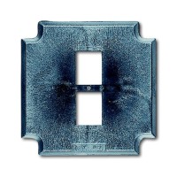 2CKA001764A0257 Цоколь для монтажной коробки скрытой установки 1705 U-101, для 2-модульных разъемов Jack 0210 и 0211