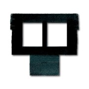 2CKA001764A0315 Суппорт (цоколь) для 2-х экранированных разъёмов AMP кат. 5 (8 пол.)