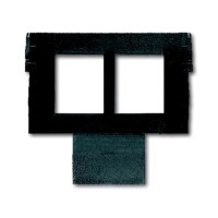 2CKA001764A0315 Суппорт (цоколь) для 2-х экранированных разъёмов AMP кат. 5 (8 пол.)