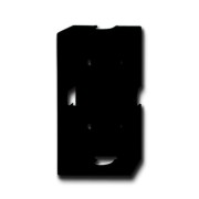 2CKA001799A0900 Коробка для открытого монтажа, 2-постовая, серия future, цвет антрацит/черный