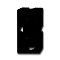 2CKA001799A0900 Коробка для открытого монтажа, 2-постовая, серия future, цвет антрацит/черный