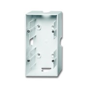 2CKA001799A0902 Коробка для открытого монтажа, 2-постовая, серия future, цвет альпийский белый