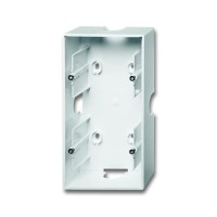 2CKA001799A0902 Коробка для открытого монтажа, 2-постовая, серия future, цвет альпийский белый