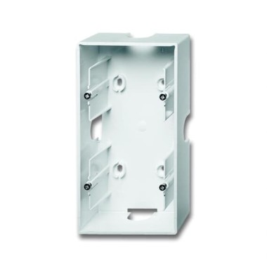 2CKA001799A0902 Коробка для открытого монтажа, 2-постовая, серия future, цвет альпийский белый