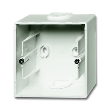 2CKA001799A0921 Коробка для открытого монтажа, 1-постовая, серия future, цвет белый бархат