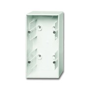 2CKA001799A0922 Коробка для открытого монтажа, 2-постовая, серия future, цвет белый бархат