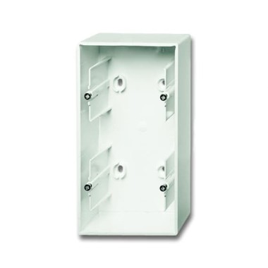 2CKA001799A0922 Коробка для открытого монтажа, 2-постовая, серия future, цвет белый бархат