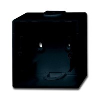 2CKA001799A0923 Коробка для открытого монтажа, 1-постовая, серия future, цвет чёрный бархат
