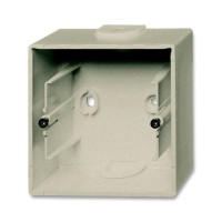 2CKA001799A0962 Коробка для открытого монтажа, 1-постовая, серия Basic 55, цвет шампань