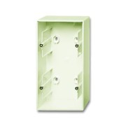 2CKA001799A0972 Коробка для открытого монтажа, 2-постовая, серия Basic 55, цвет слоновая кость