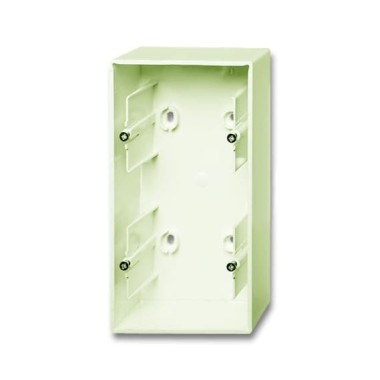 2CKA001799A0972 Коробка для открытого монтажа, 2-постовая, серия Basic 55, цвет слоновая кость