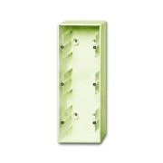 2CKA001799A0973 Коробка для открытого монтажа, 3-постовая, серия Basic 55, цвет слоновая кость